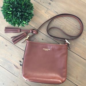 Coach small crossbody leather purse